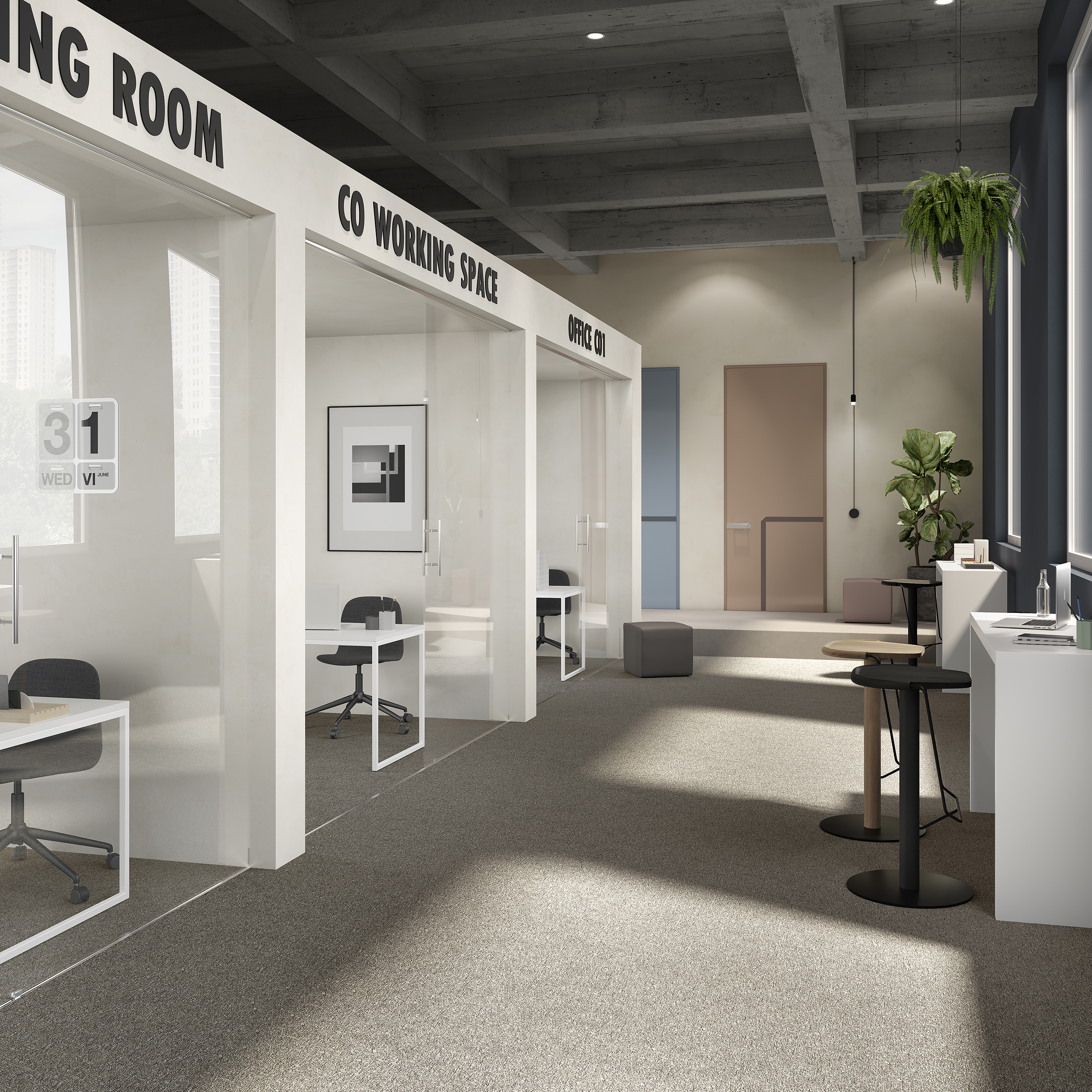 Ковровая плитка Medusa Tile 40 (500*500*5 мм) — купить в Евпатории