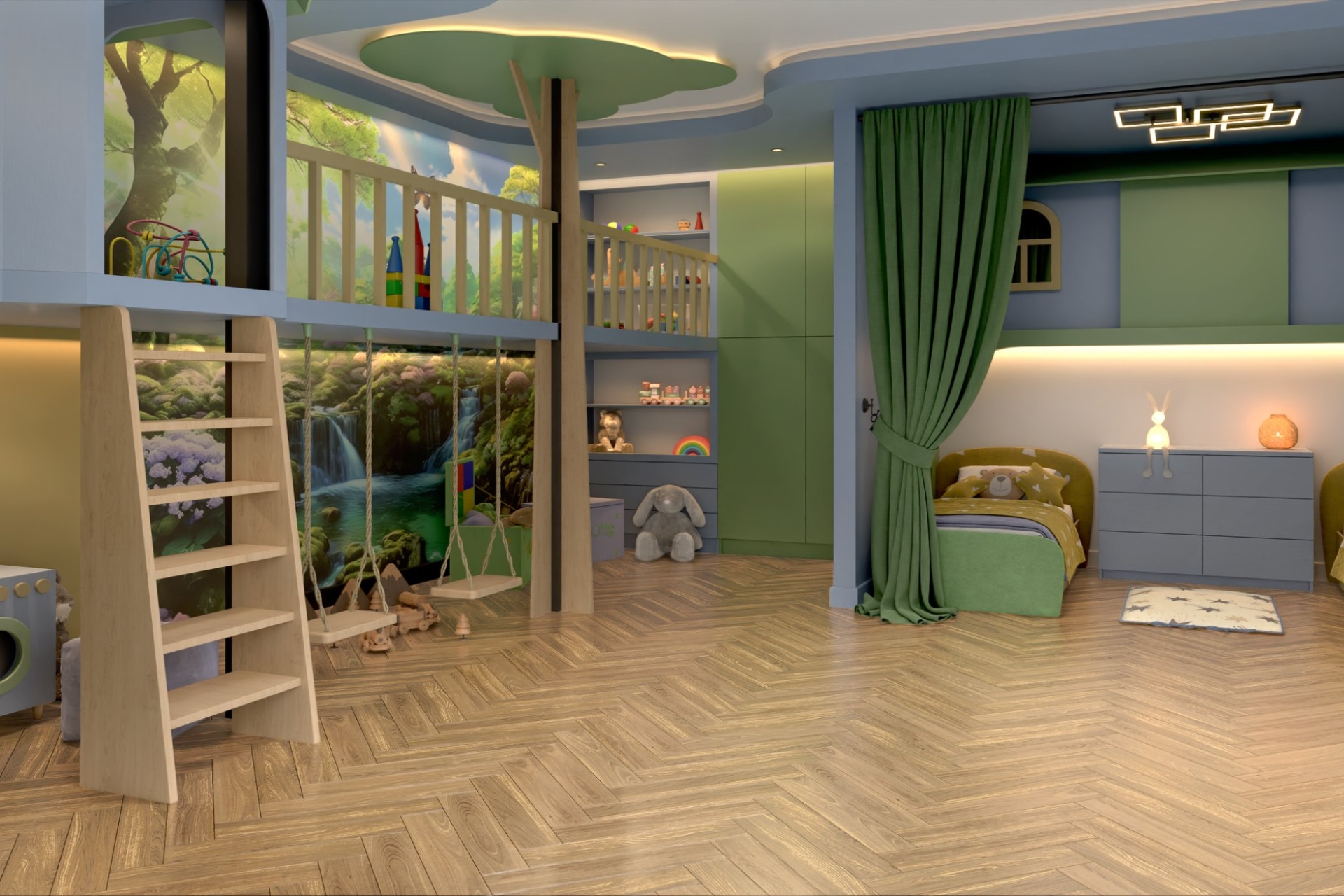 Инженерный паркет «Damy Floor» Натуральный (укладка елочкой) — купить в Евпатории