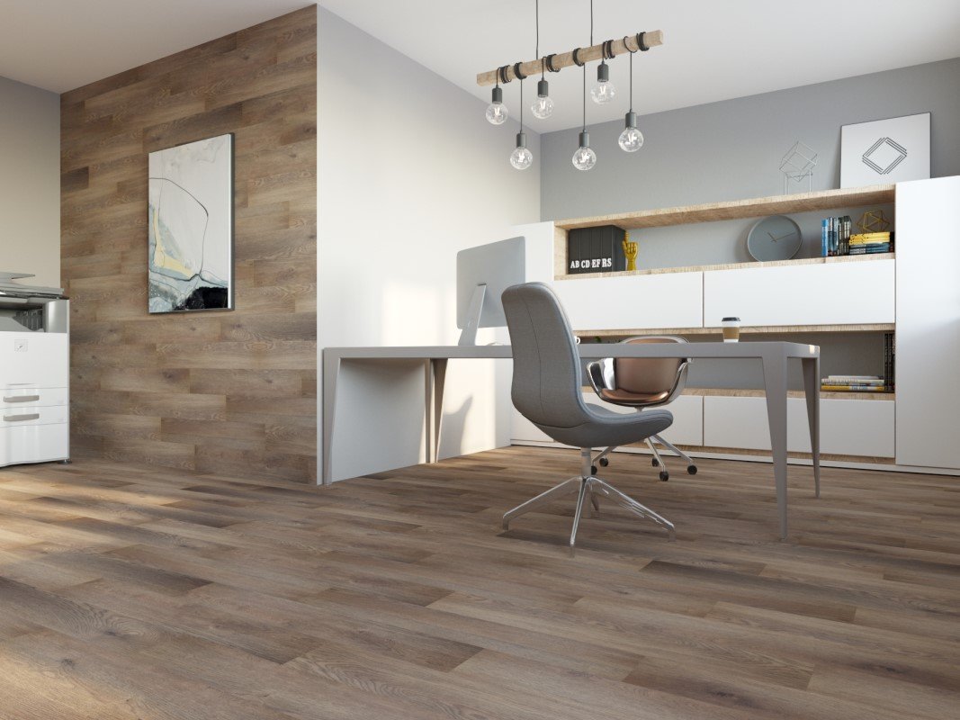 Замковая ПВХ плитка "Art Tile" Дуб Террас (920*150*4 мм) — купить в Евпатории