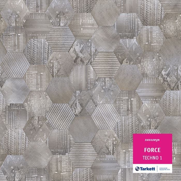 Линолеум полукоммерческий "Tarkett" Force Techno 1 (4м) — купить в Евпатории