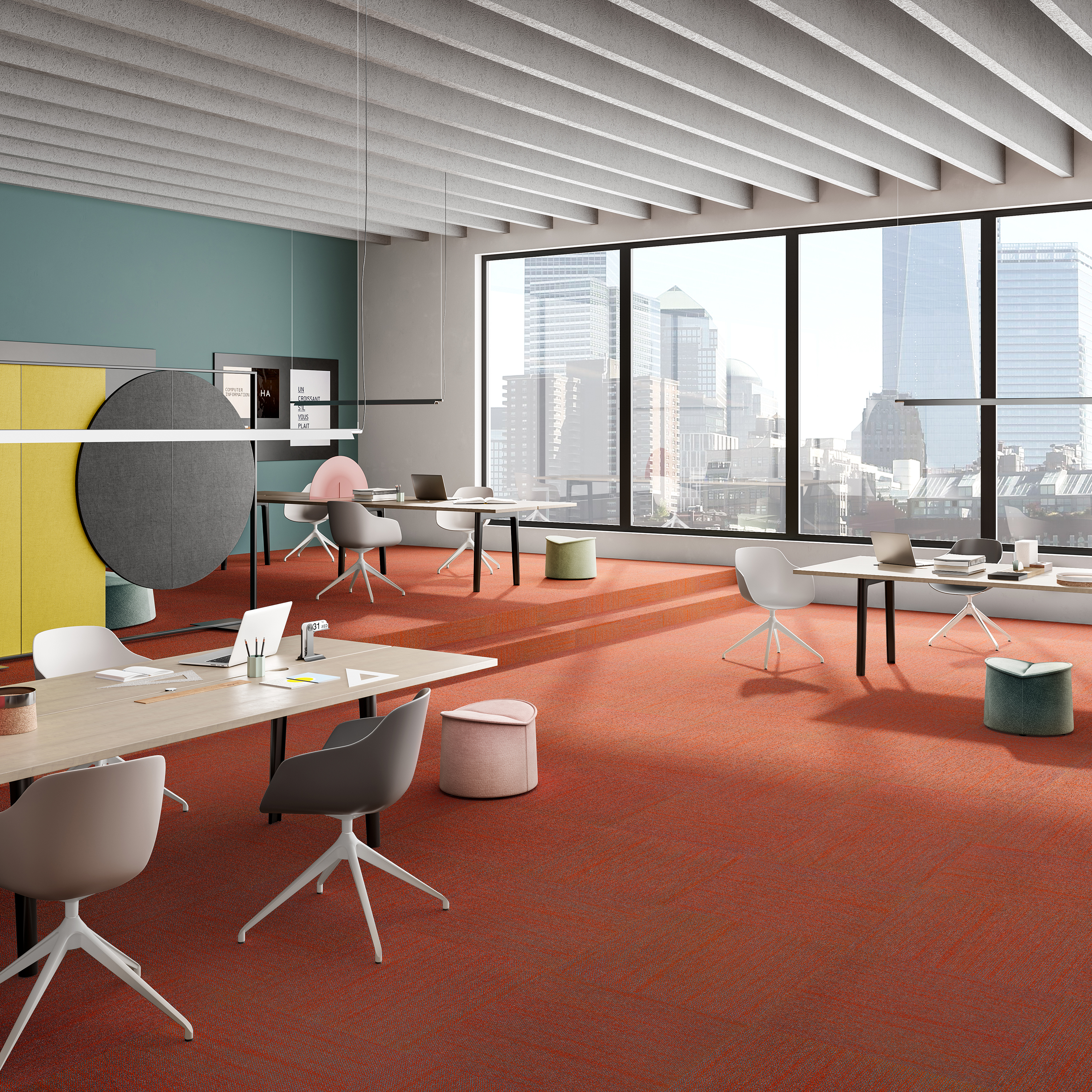 Ковровая плитка Marvel Tile 89 (500*500*6 мм) — купить в Евпатории