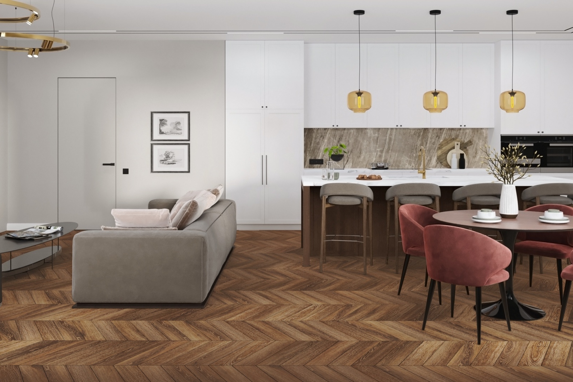 Усовершенствованная кварц-виниловая плитка «Damy Floor» Шайо (600*127*2,5 мм) — купить в Евпатории