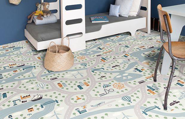 Линолеум бытовой "IVC" Neo Karta 82 (3м) — купить в Евпатории