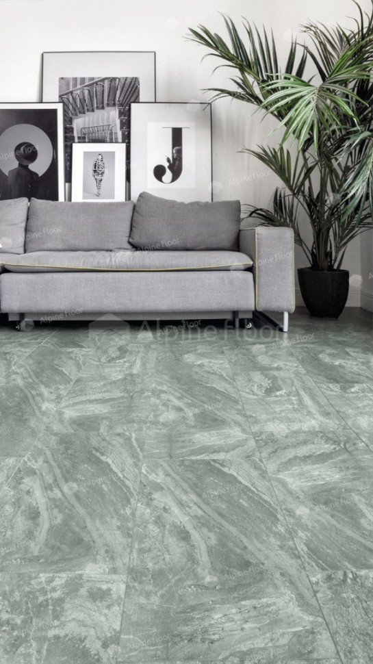 Виниловая плитка "Alpine Floor" Light Stone Хэмпшир (608*303*2,5 мм) — купить в Евпатории