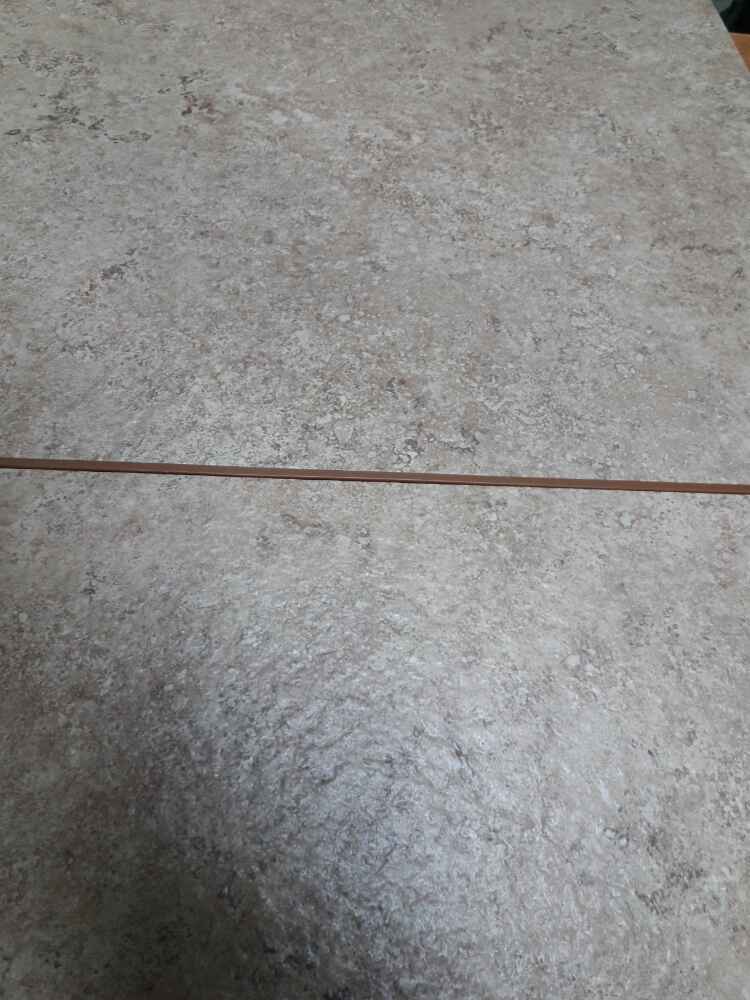 Декоративная вставка для ПВХ плитки коричневая