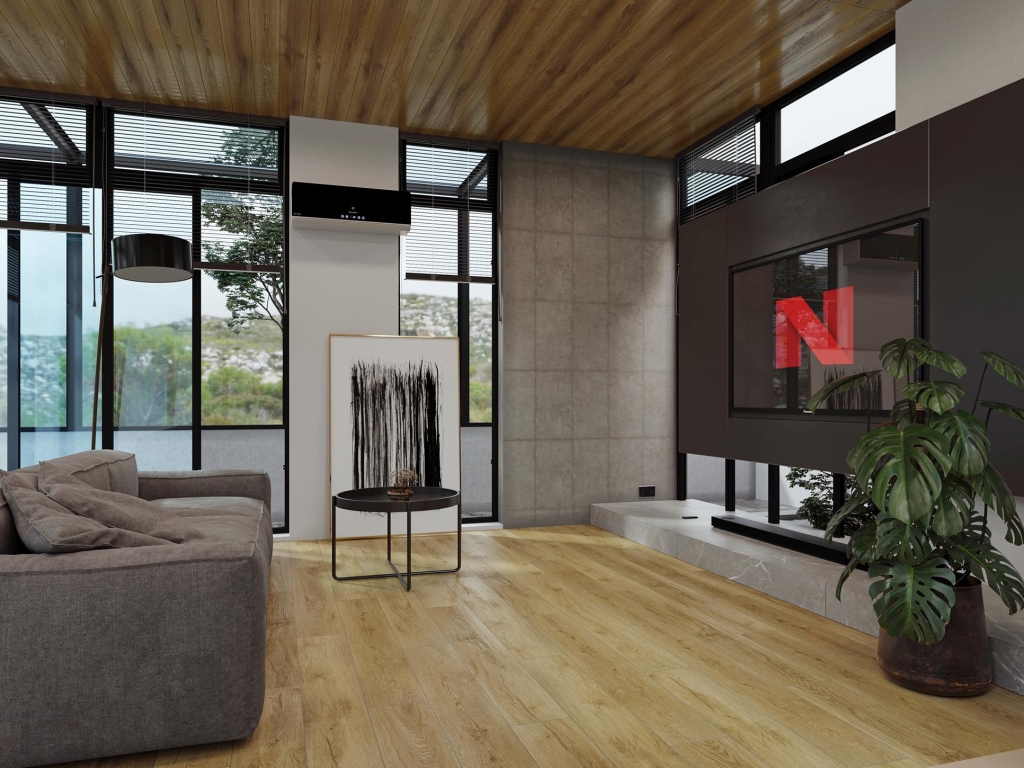 Каменно-полимерный ламинат SPC "Tulesna" Chats (600*125*4 мм) — купить в Евпатории