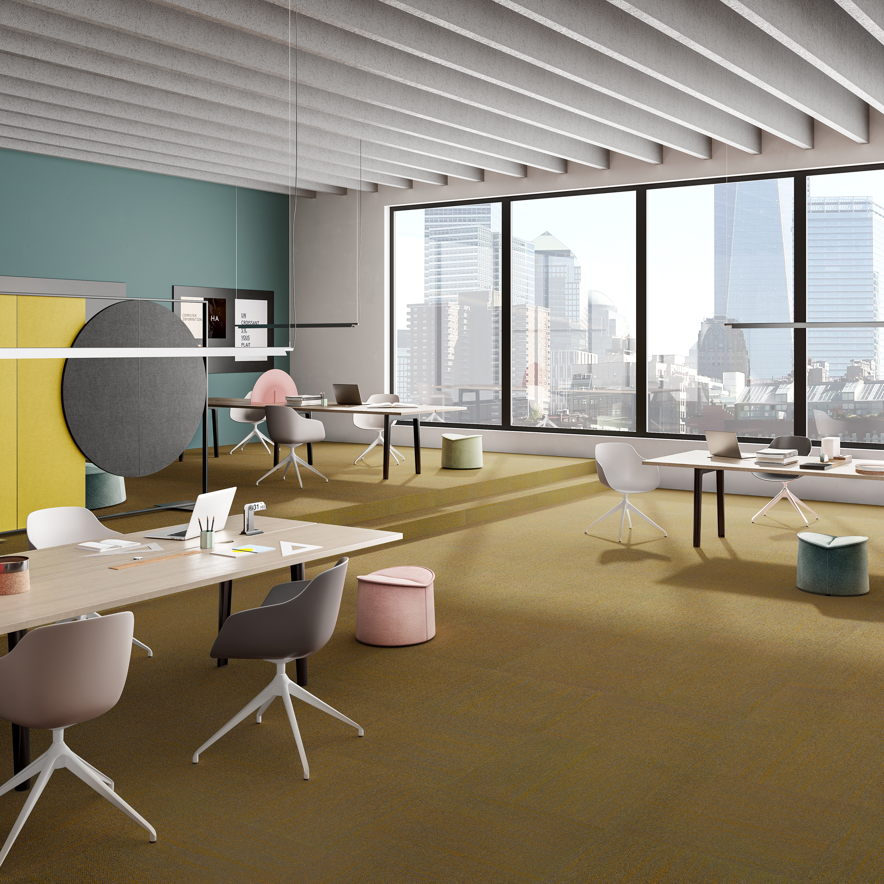 Ковровая плитка Marvel Tile 29 (500*500*6 мм) — купить в Евпатории