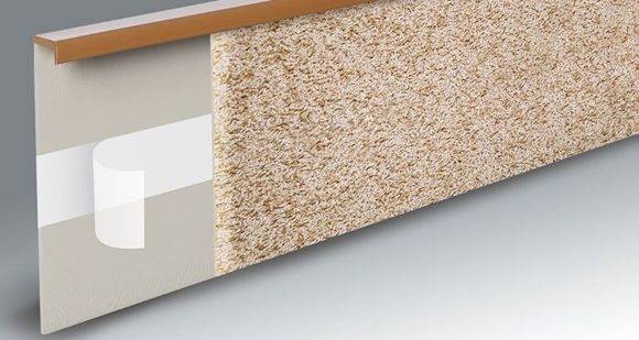 Плинтус для ковролина "Korner" Listwa зеленый (2500*13,8*50 мм) — купить в Евпатории