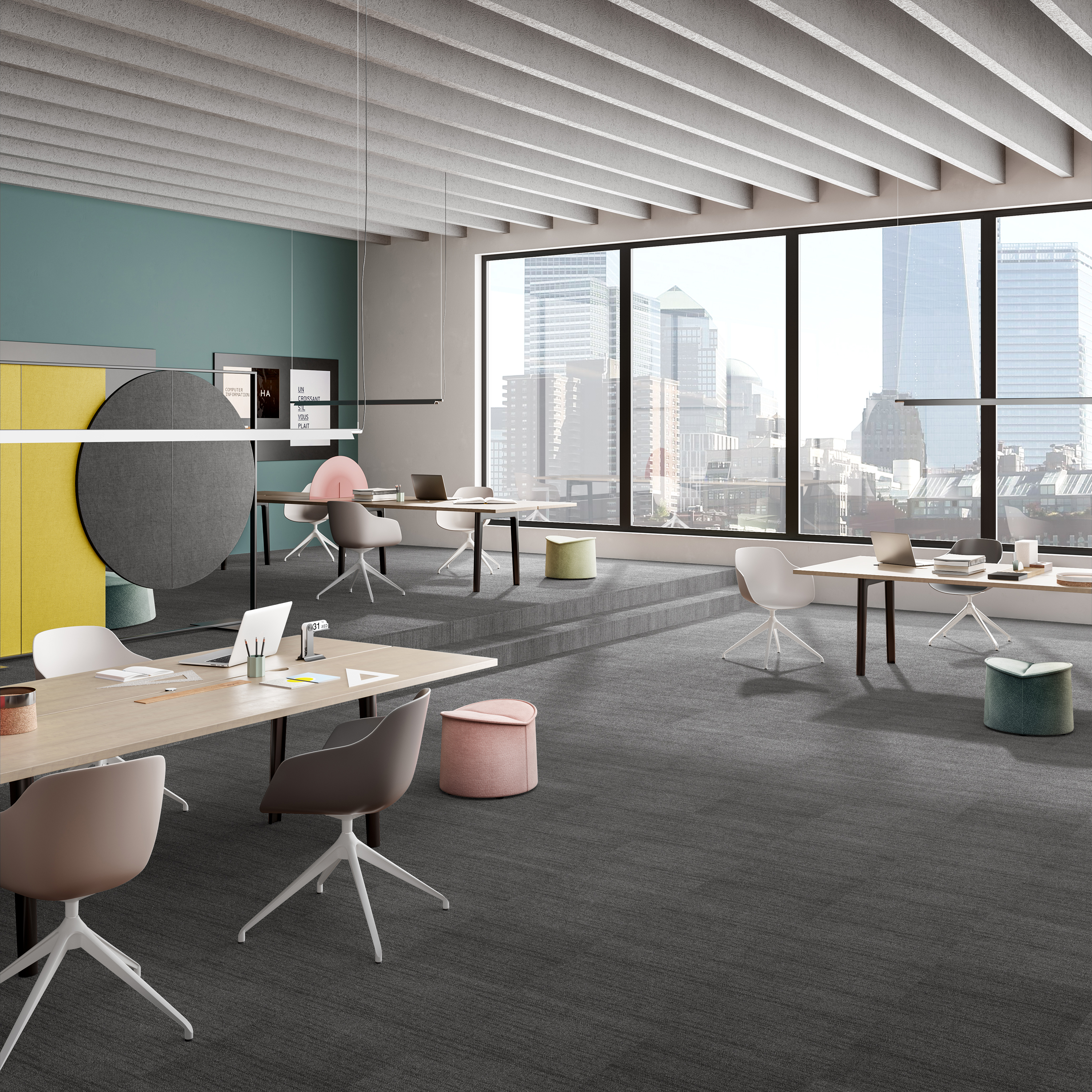 Ковровая плитка Marvel Tile 98 (500*500*6 мм) — купить в Евпатории