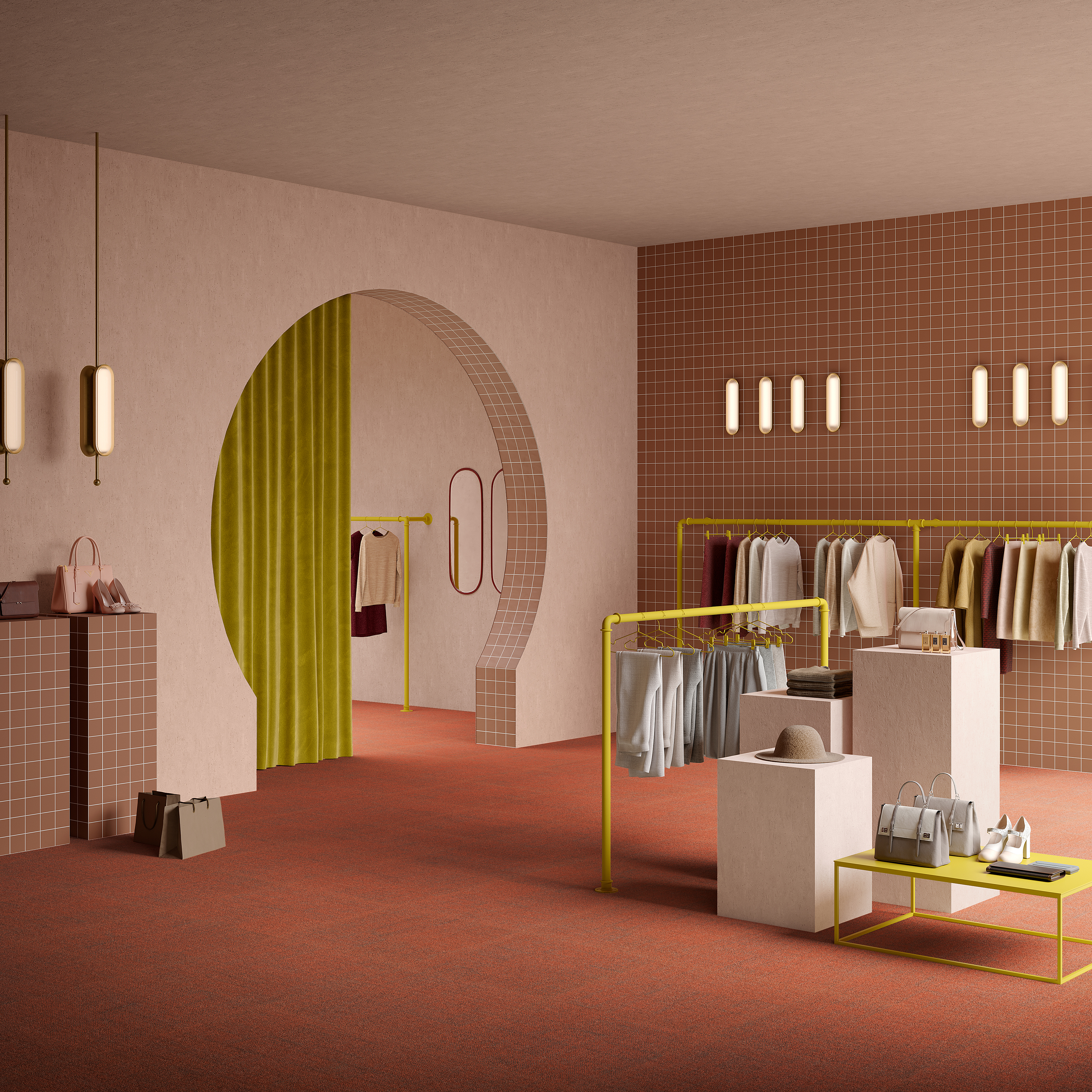 Ковровая плитка Mantra Tile 89 (500*500*6 мм) — купить в Евпатории