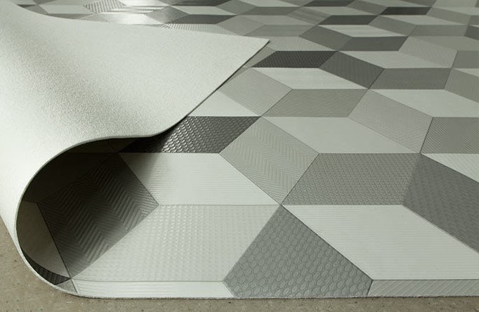 Линолеум бытовой "IVC" Bingo Cubes 83 (3м) — купить в Евпатории