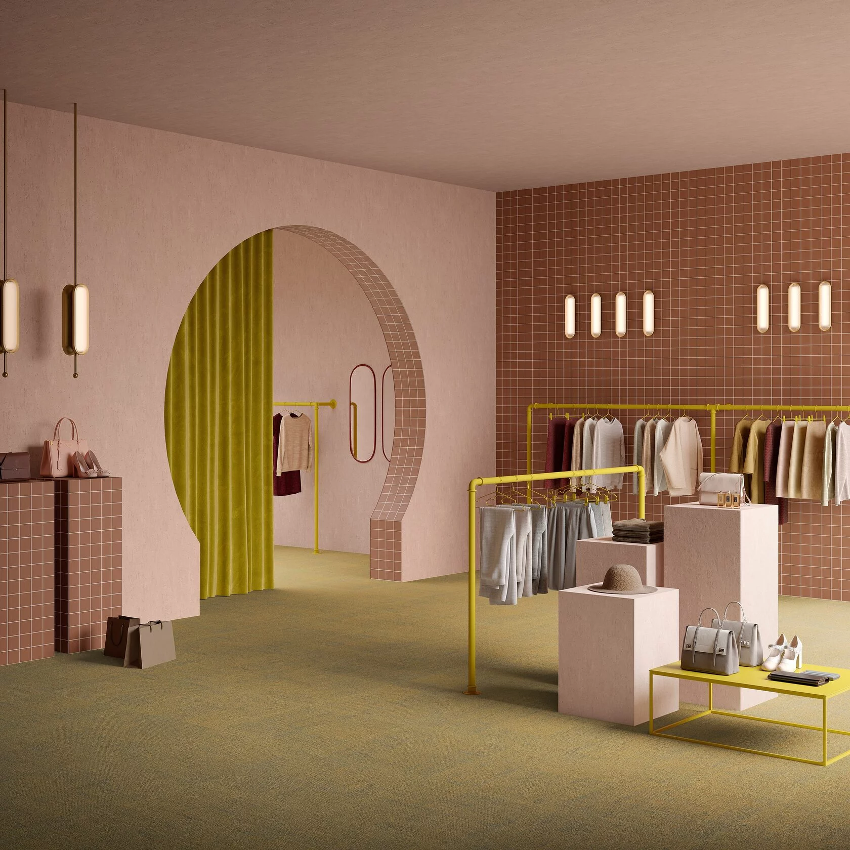 Ковровая плитка Mantra Tile 99 (500*500*6 мм) — купить в Евпатории