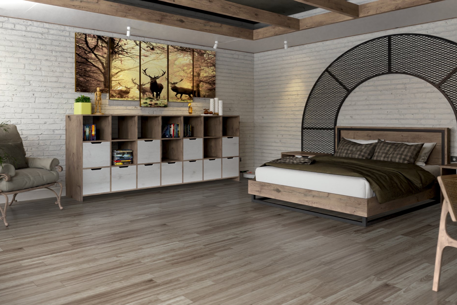 Инженерный паркет «Damy Floor» Скандинавский (укладка палуба) — купить в Евпатории