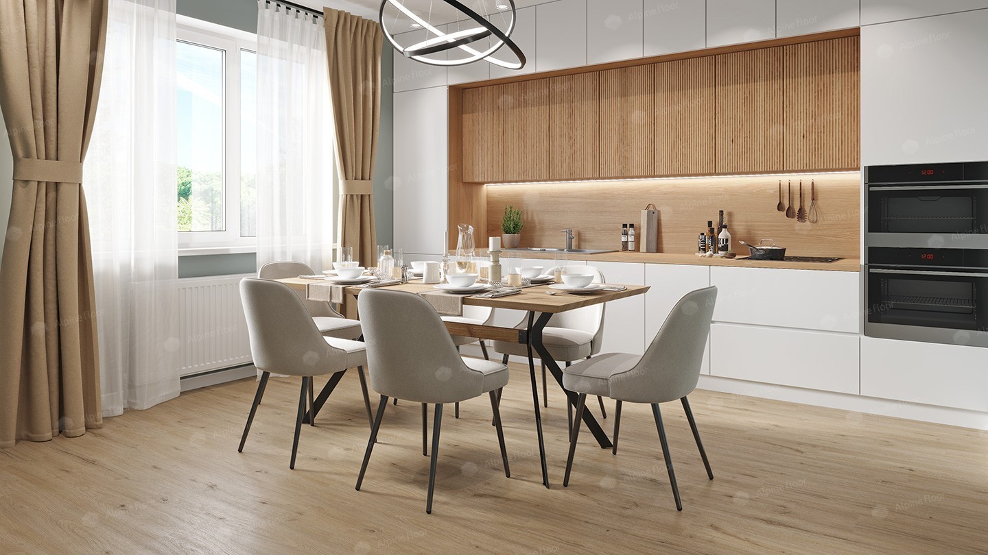 SPC ламинат "Alpine Floor" Ларго (1220*183*3,5 мм) — купить в Евпатории