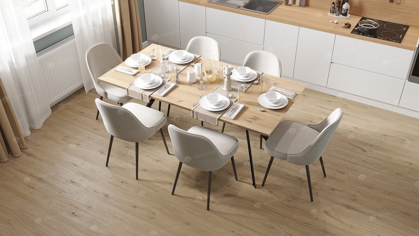 SPC ламинат "Alpine Floor" Ларго (1220*183*3,5 мм) — купить в Евпатории