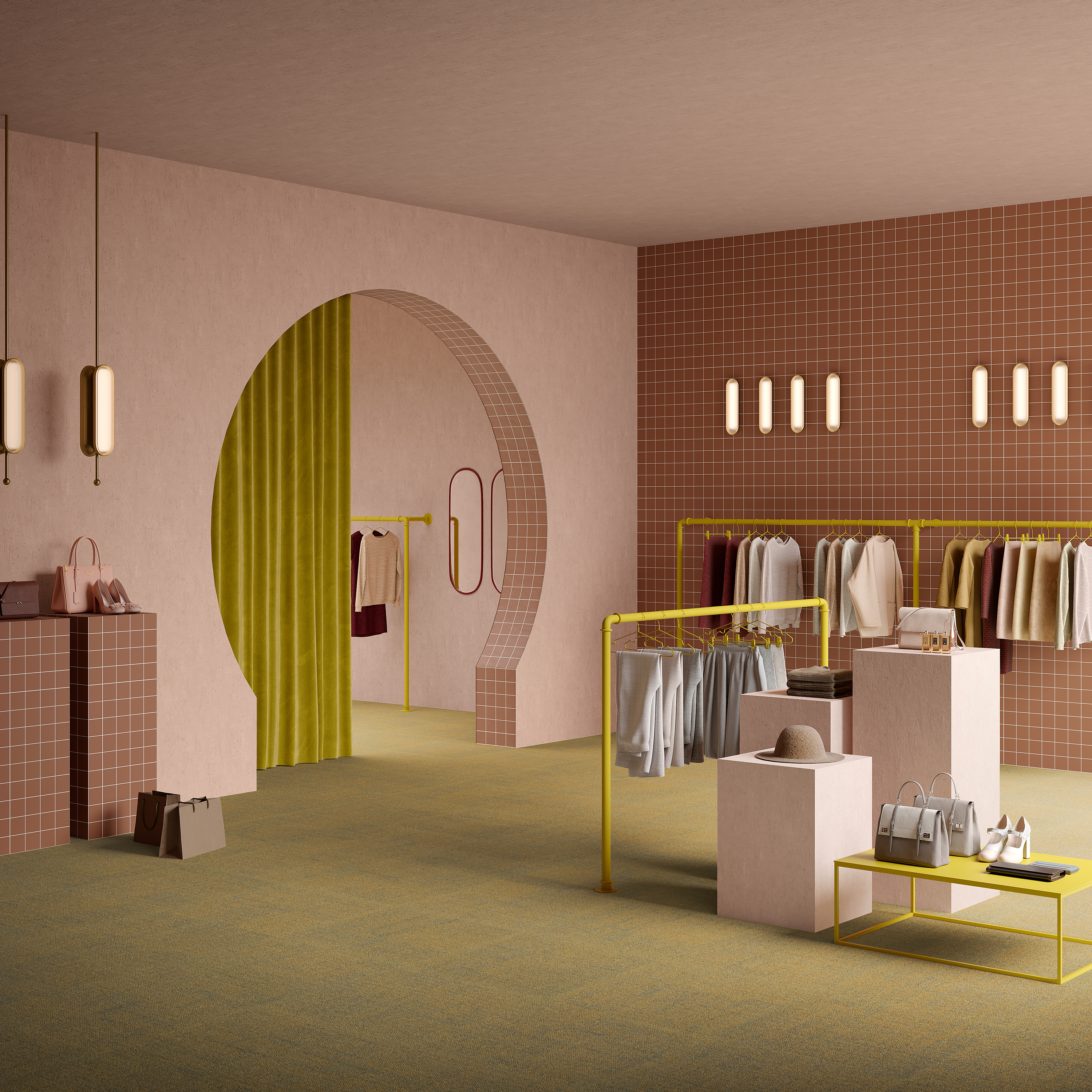 Ковровая плитка Mantra Tile 29 (500*500*6 мм) — купить в Евпатории