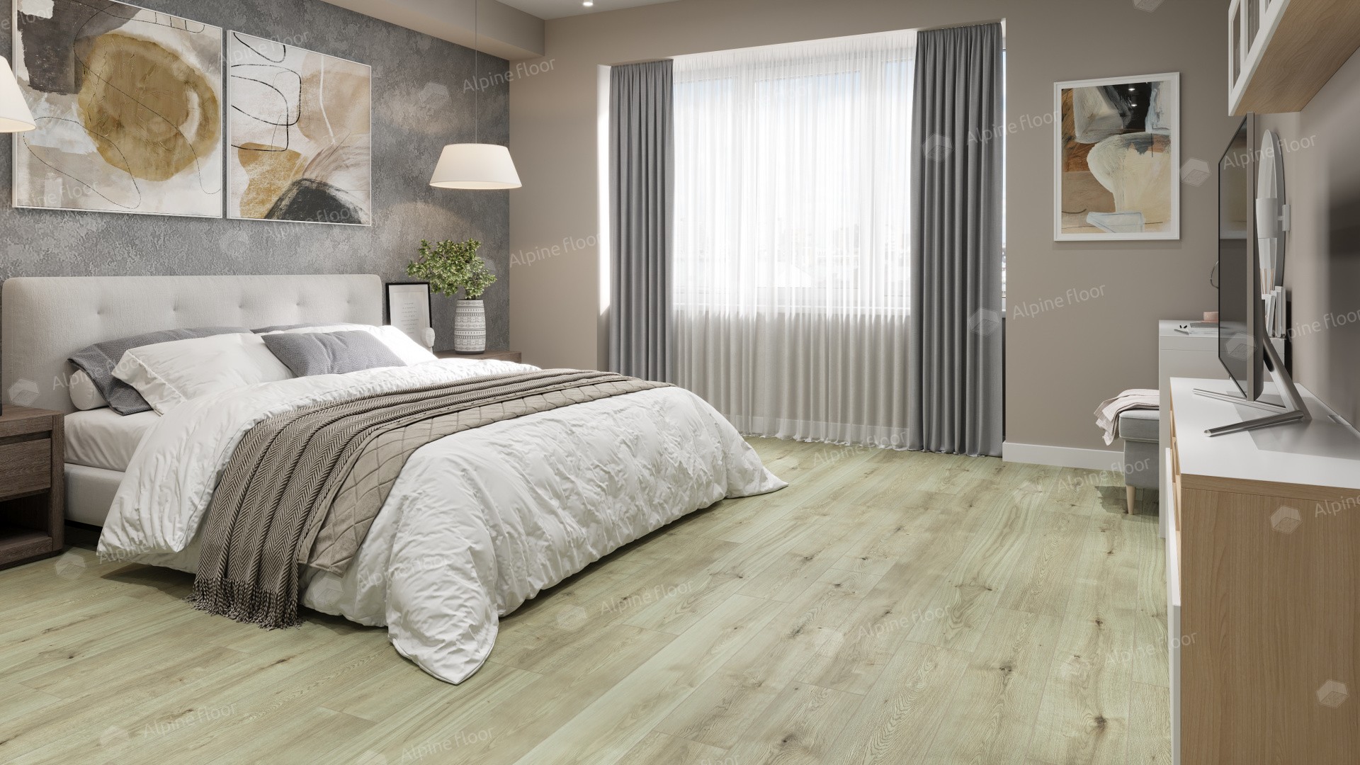 Ламинат "Alpine Floor" Дуб Венеция (1285*192*8 мм) — купить в Евпатории