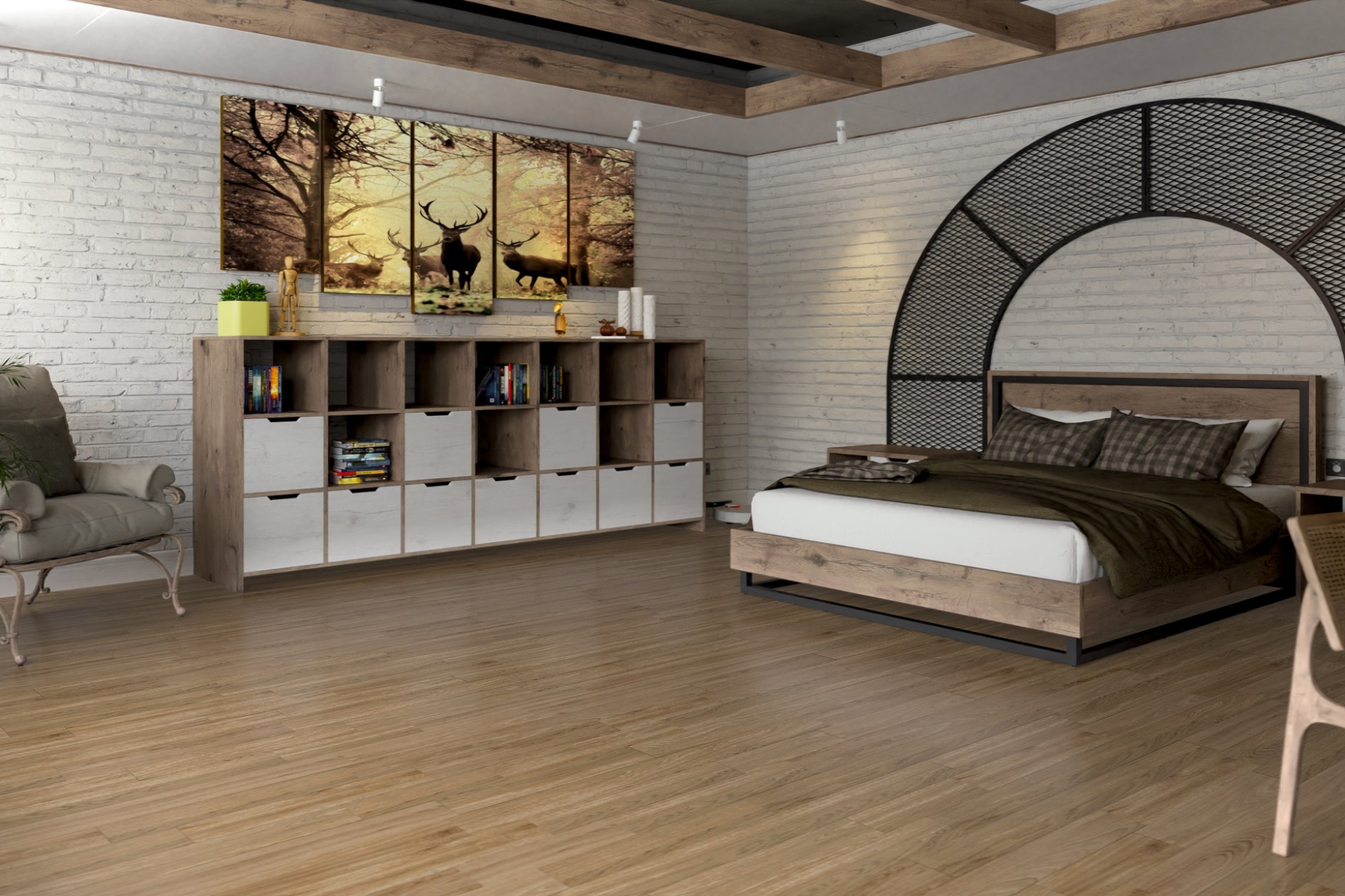 Инженерный паркет «Damy Floor» Натуральный (укладка палуба) — купить в Евпатории