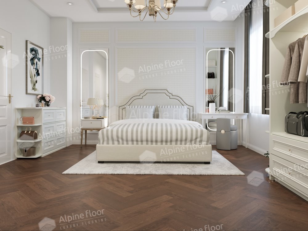 Инженерная доска "Alpine Floor" Дуб Браун (600*120*12 мм) — купить в Евпатории