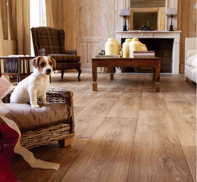 SPC ламинат "CronaFloor" Wood 4V Дуб Монтара (1200*180*4 мм) — купить в Евпатории