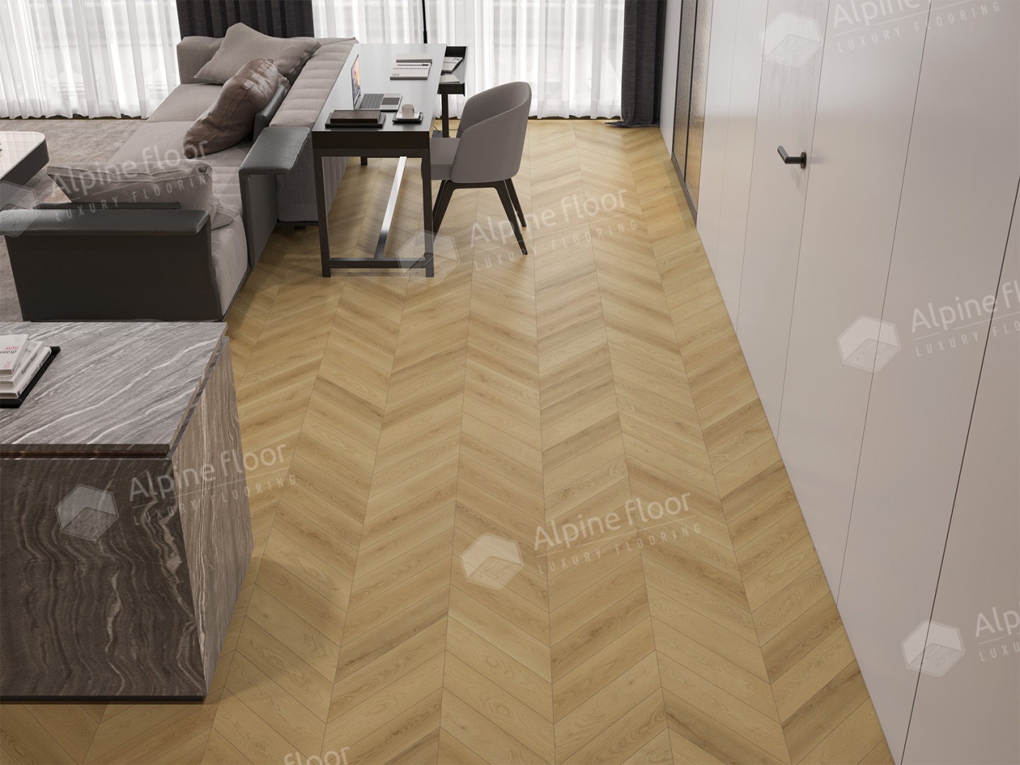 Ламинат "Alpine Floor" Дуб Пиренеи (550*112*12 мм) — купить в Евпатории