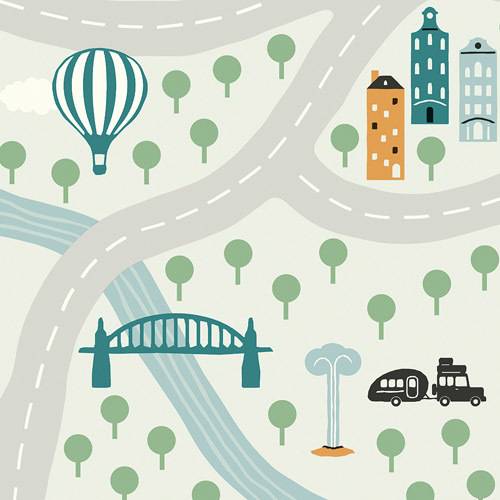 Линолеум бытовой "IVC" Neo Karta 82 (3м) — купить в Евпатории