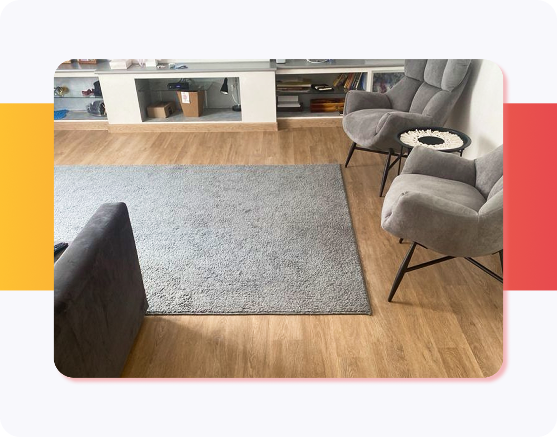 Укладка SPC плитки Дуб Арденский на 45 м²