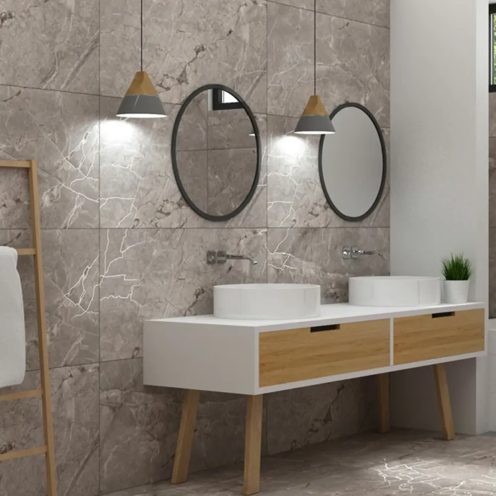 Керамогранит "Sonex" Harmony taupe карвинг 60x120см цвет коричневый с прожилками — купить в Евпатории