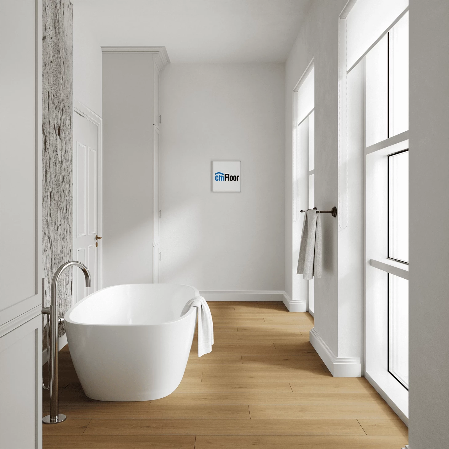 SPC плитка для пола Дуб Классика (1220*180*4 мм) — купить в Евпатории