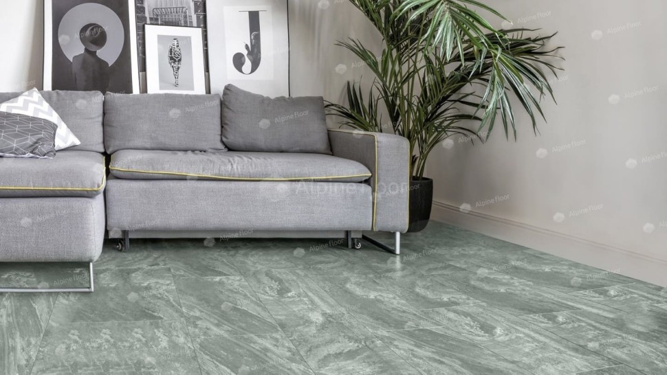 Виниловая плитка "Alpine Floor" Light Stone Хэмпшир (608*303*2,5 мм) — купить в Евпатории