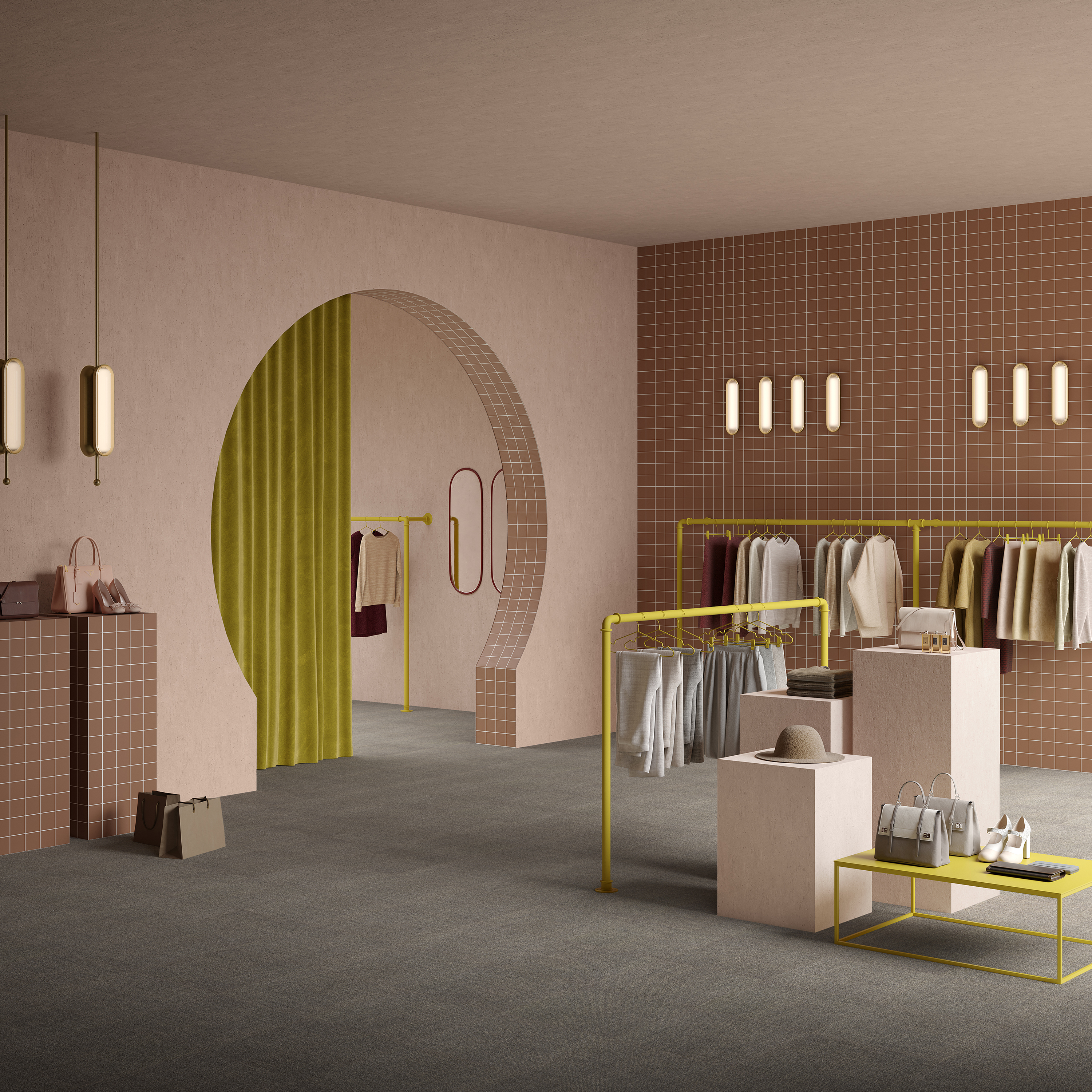 Ковровая плитка Mantra Tile 94 (500*500*6 мм) — купить в Евпатории