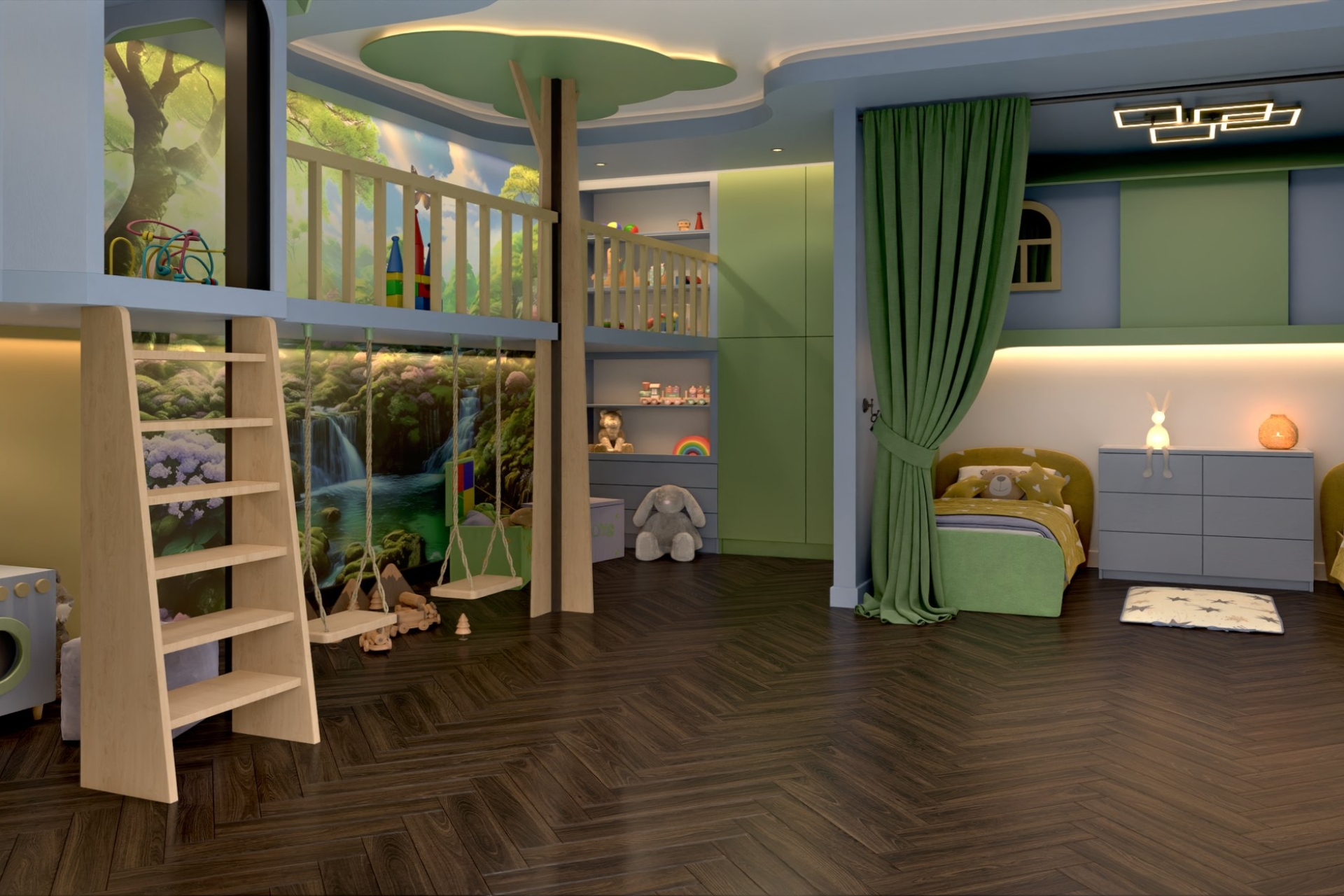 Инженерный паркет «Damy Floor» Каштановый (укладка елочкой) — купить в Евпатории